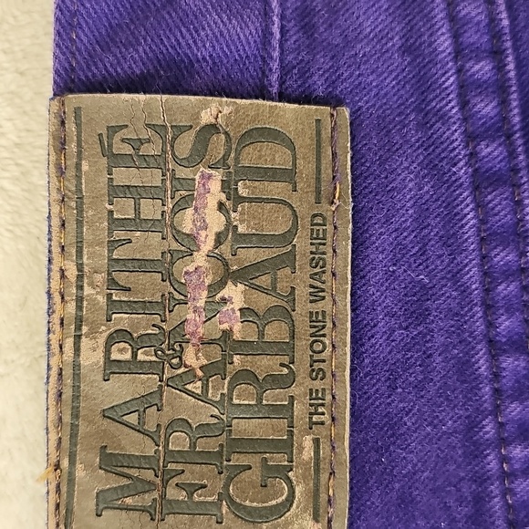 90's Vintage Marithe & Francois Girbaud purple jeans 30x31 - Picture 5 of 5
